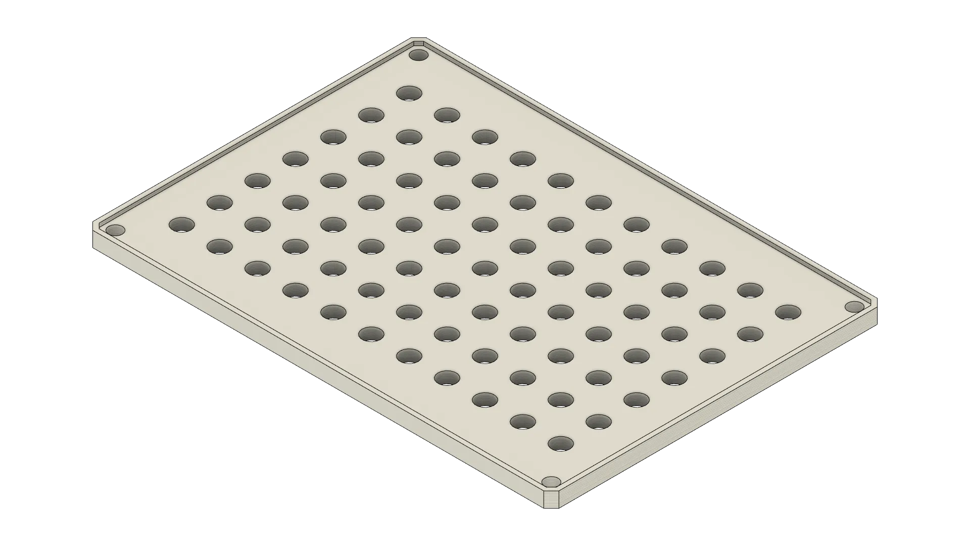 00189 Internal mounting plate for MEB covers