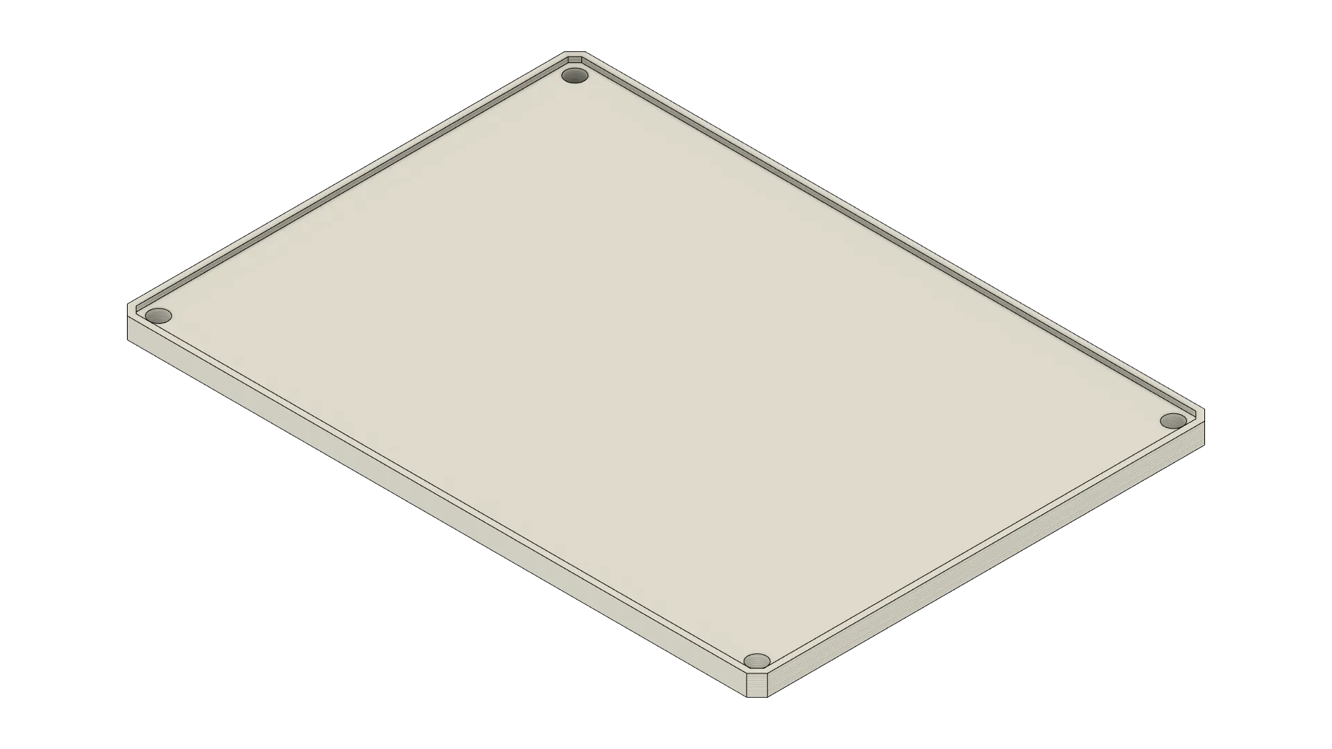 00189 Smooth Universal mounting plate for MEB covers