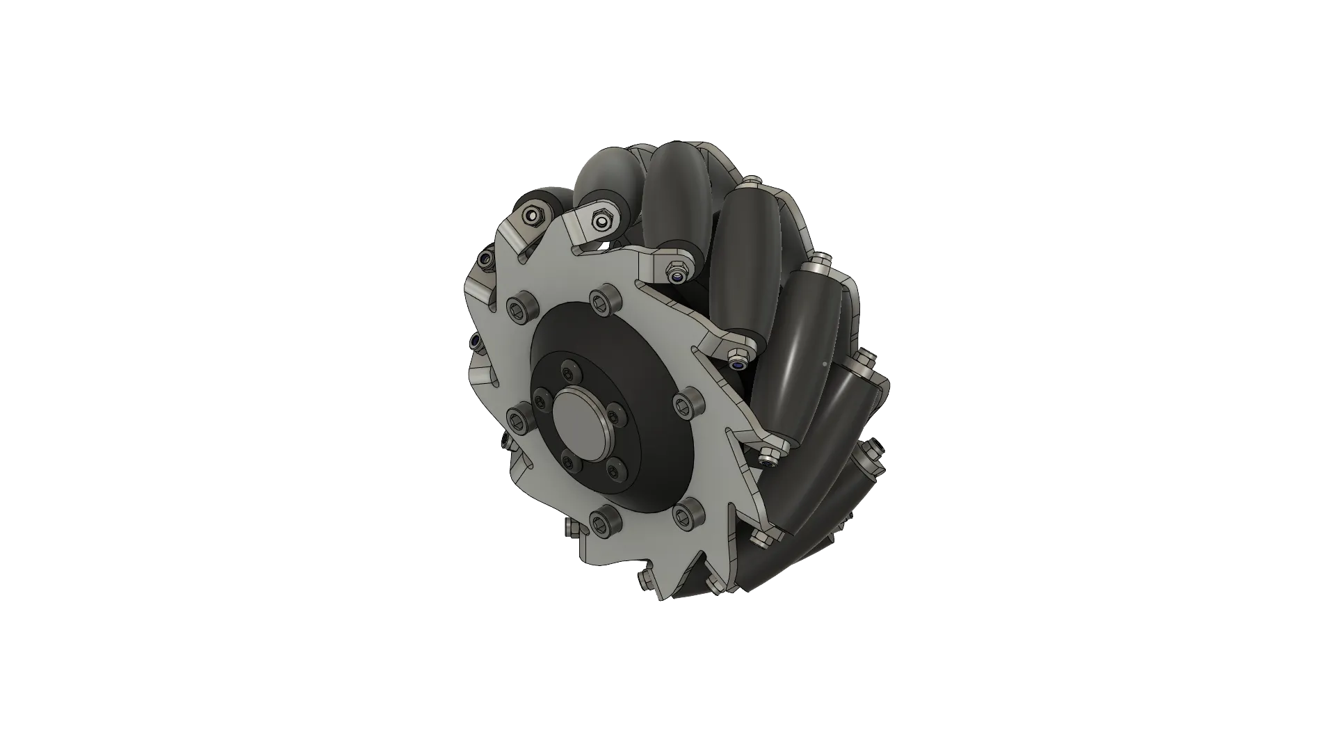 Visualization of mecanum wheel for Leo Rover