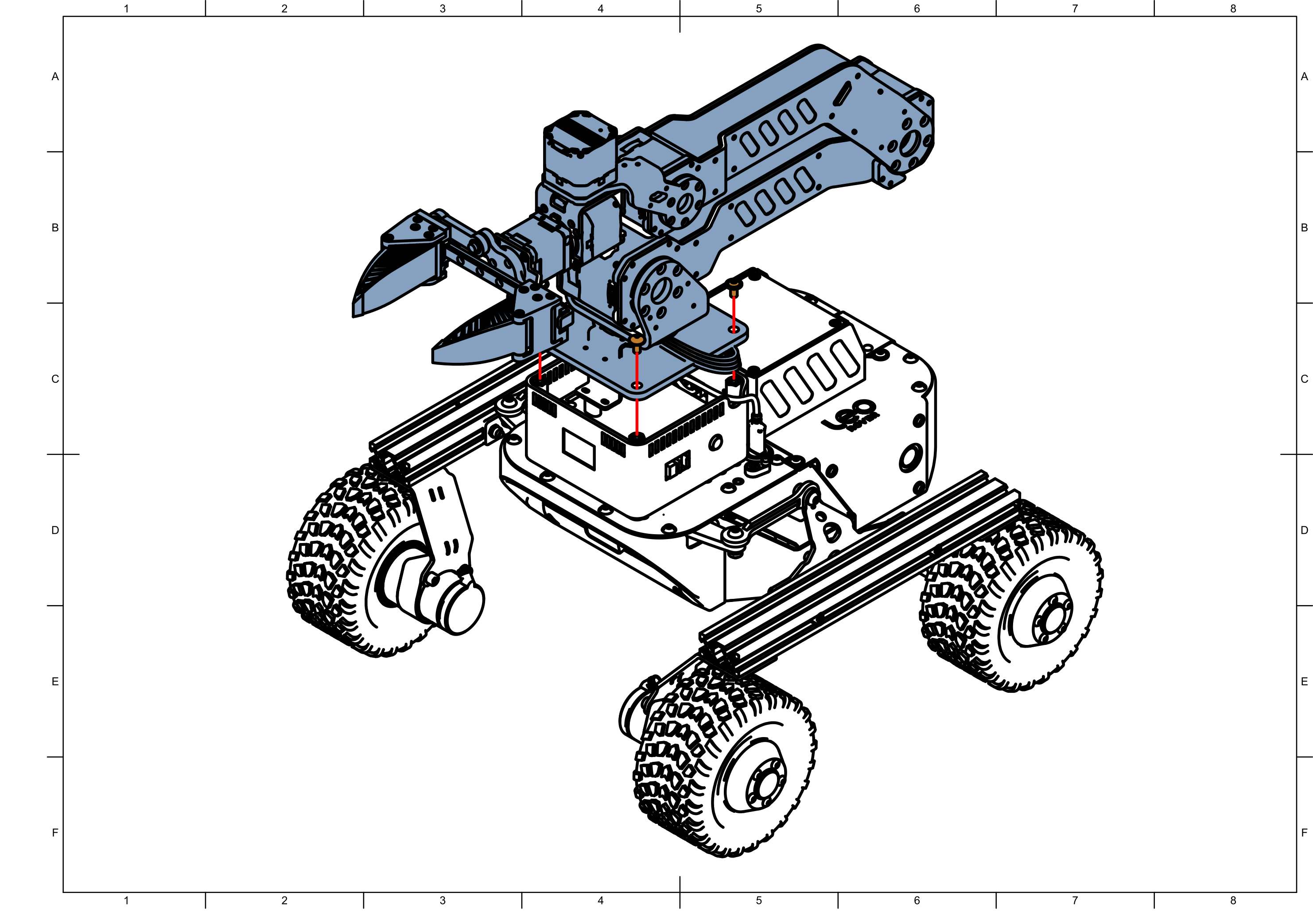 Arm attached to the base