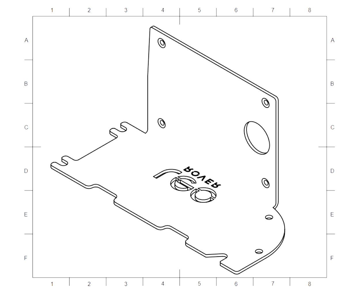 Battery metal plate