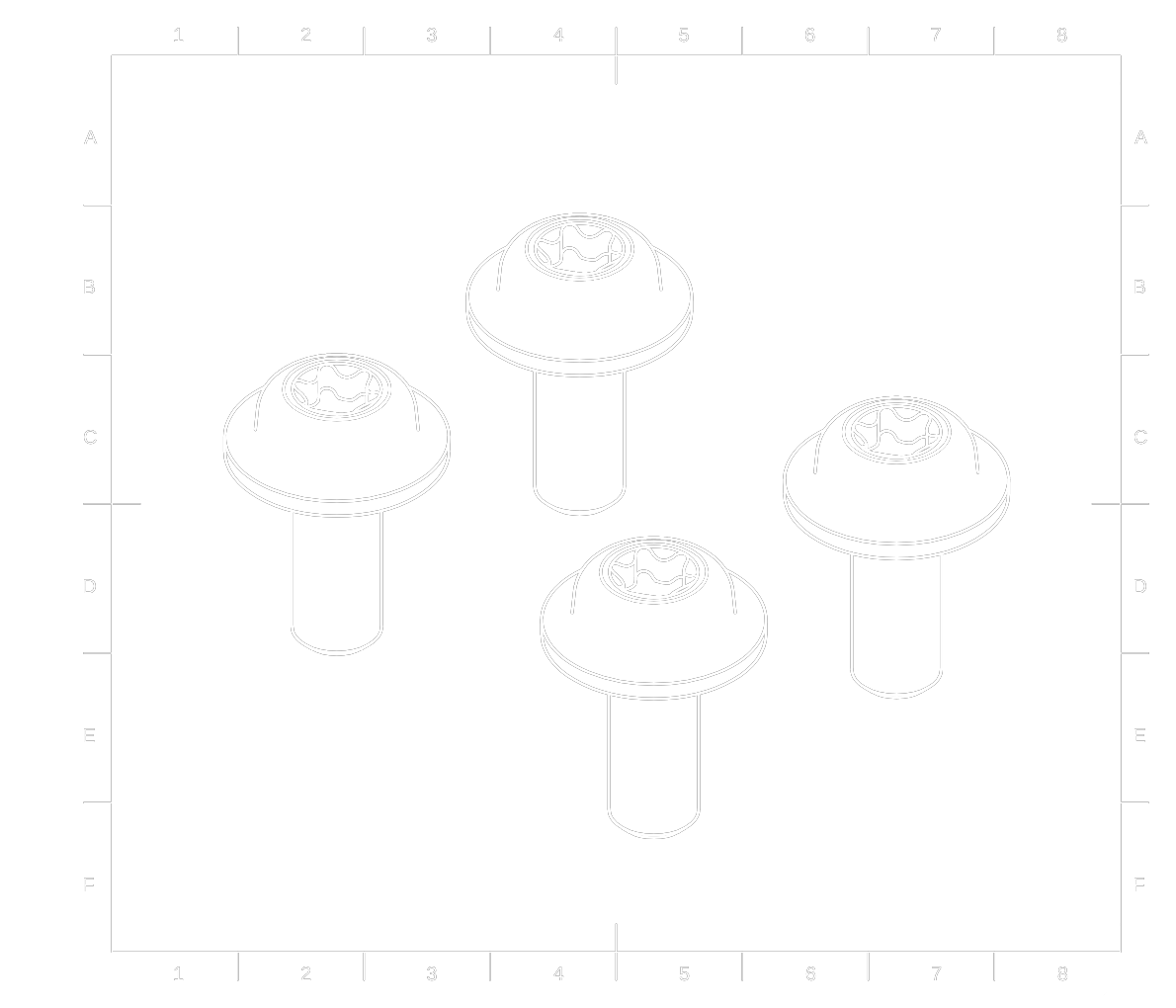 4x M4x10 torx screw