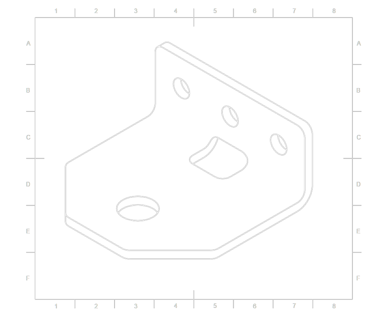 Differential bar metal plate