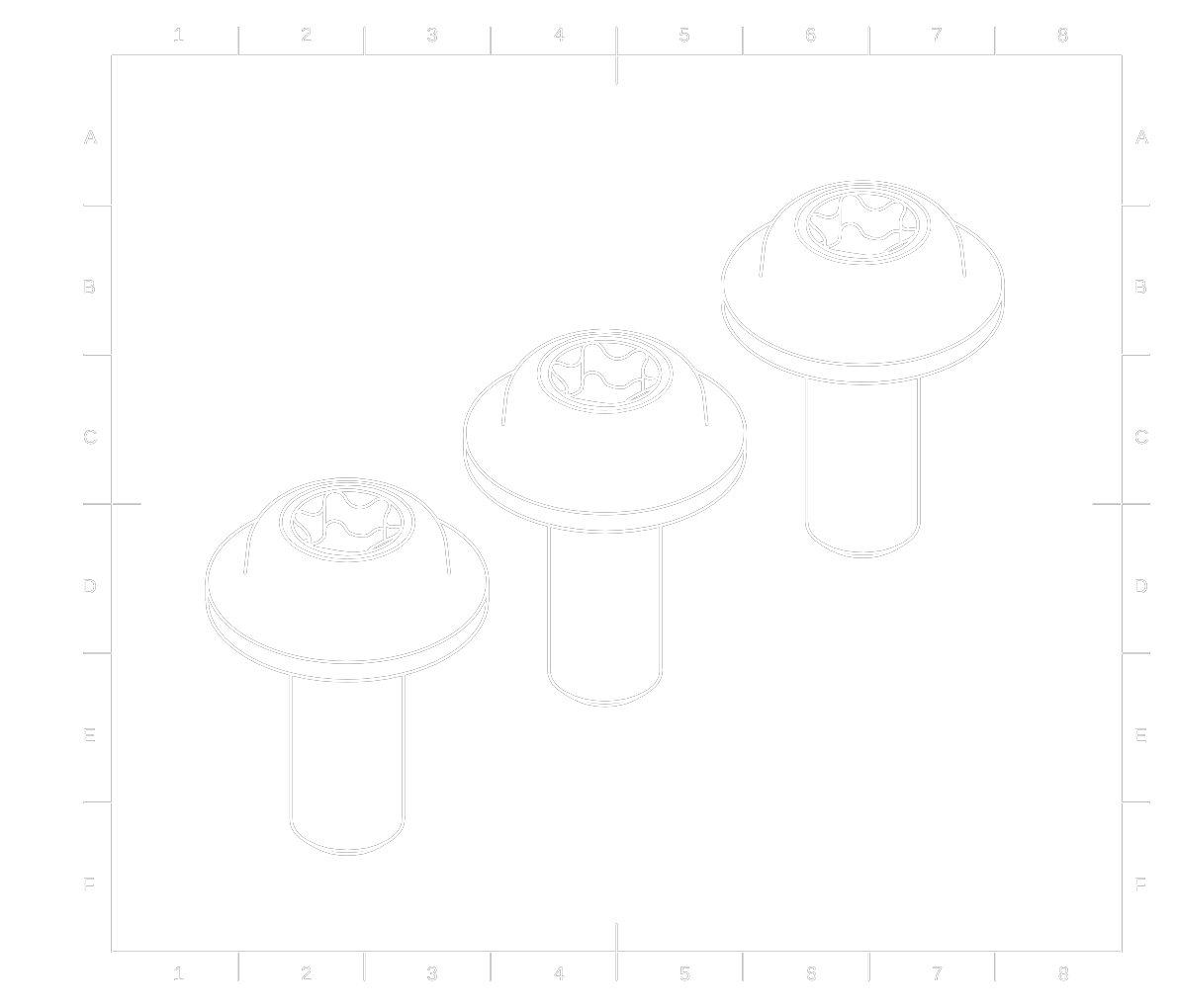 3x M4x10 torx screw