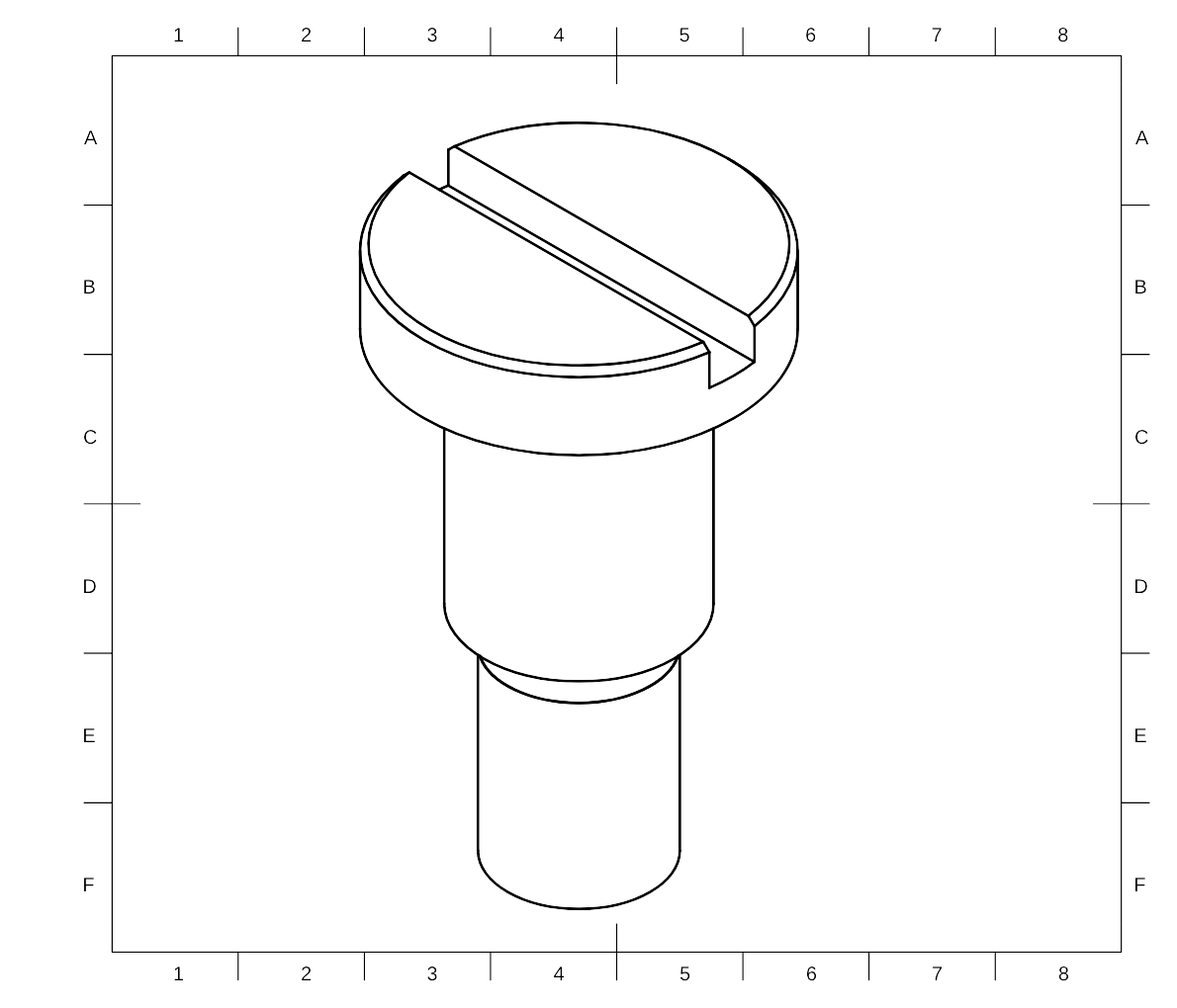 M6/9x10 shoulder bolt