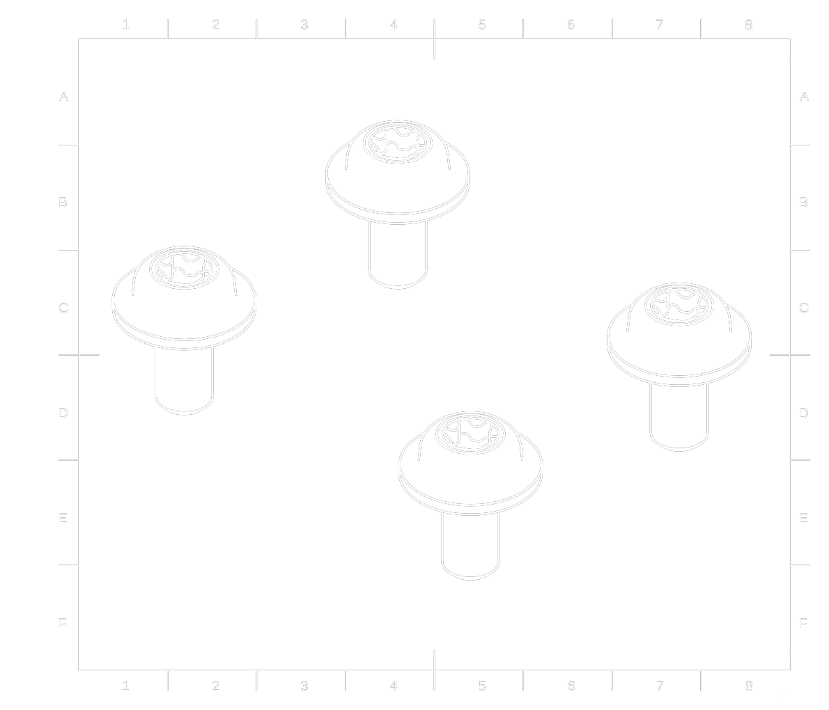 4x M4x8 torx screw