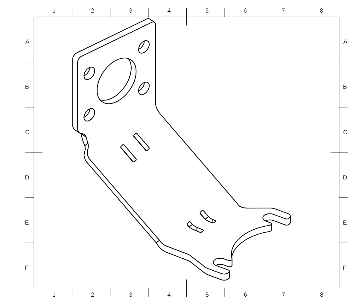 Motor mount Left