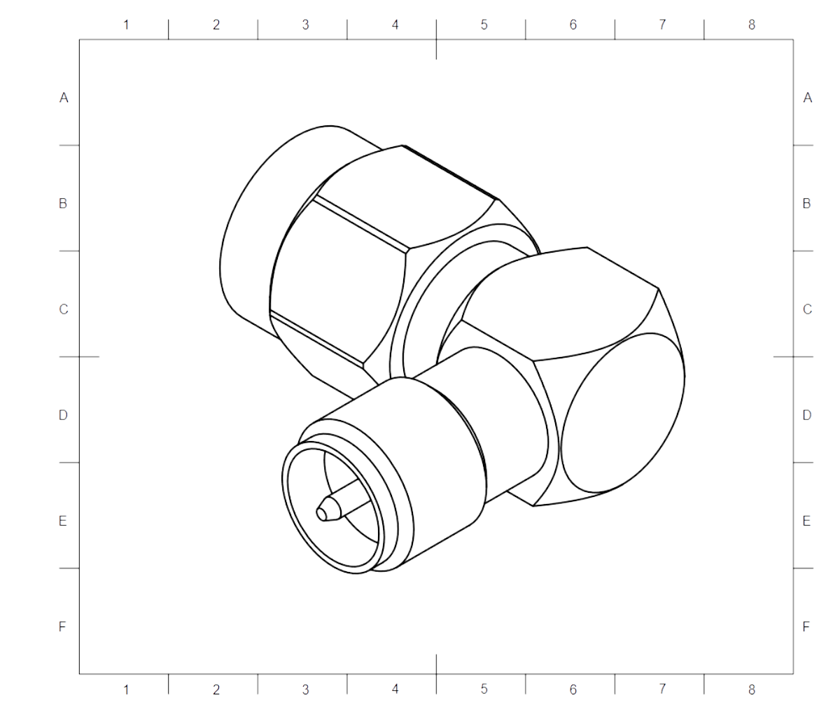 90 deg antenna adapter