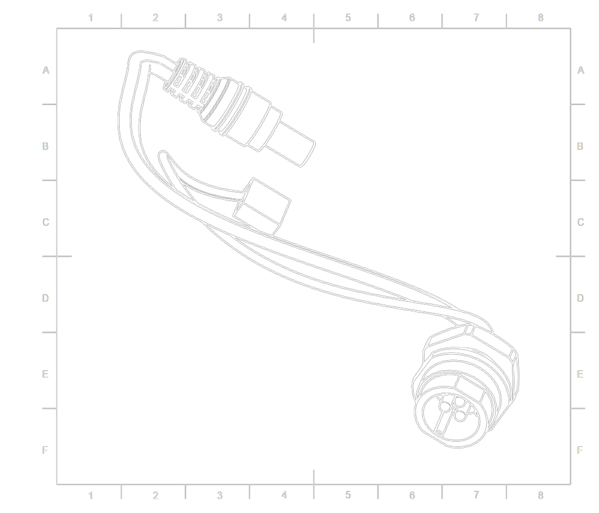 Cable with barrel jack