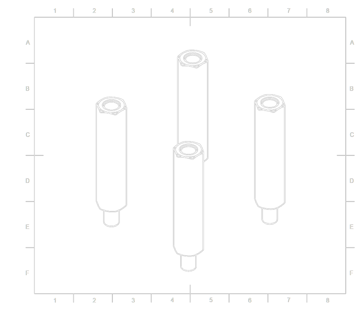 4x M2.5x40 distance