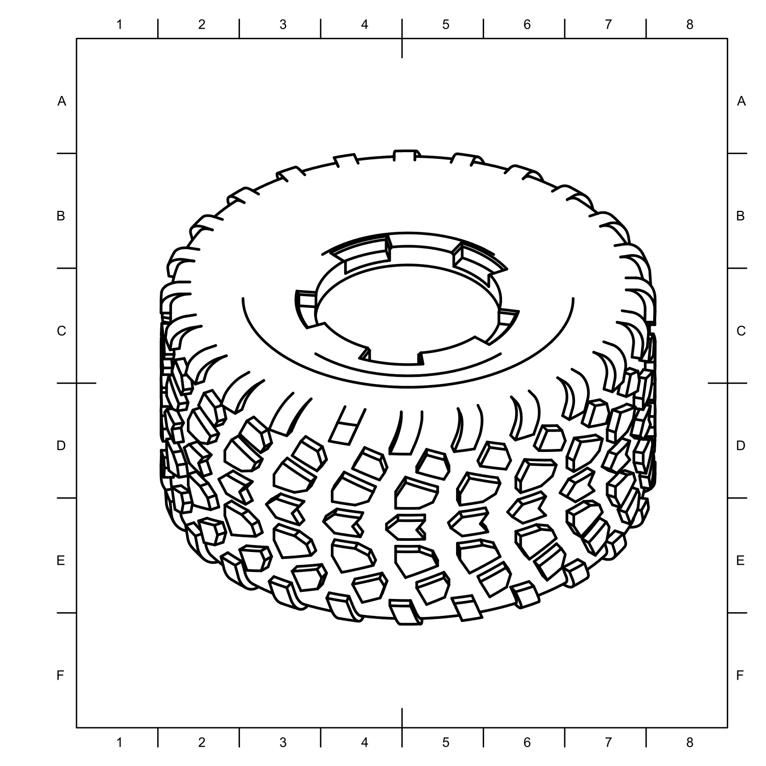 Tire with rim