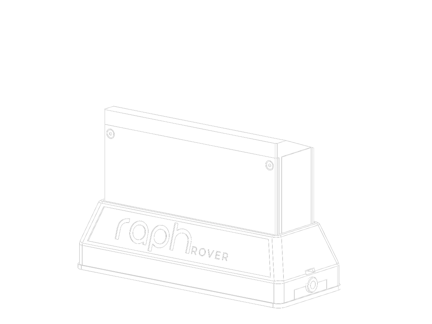 Raph Rover battery dock with battery pack inside it