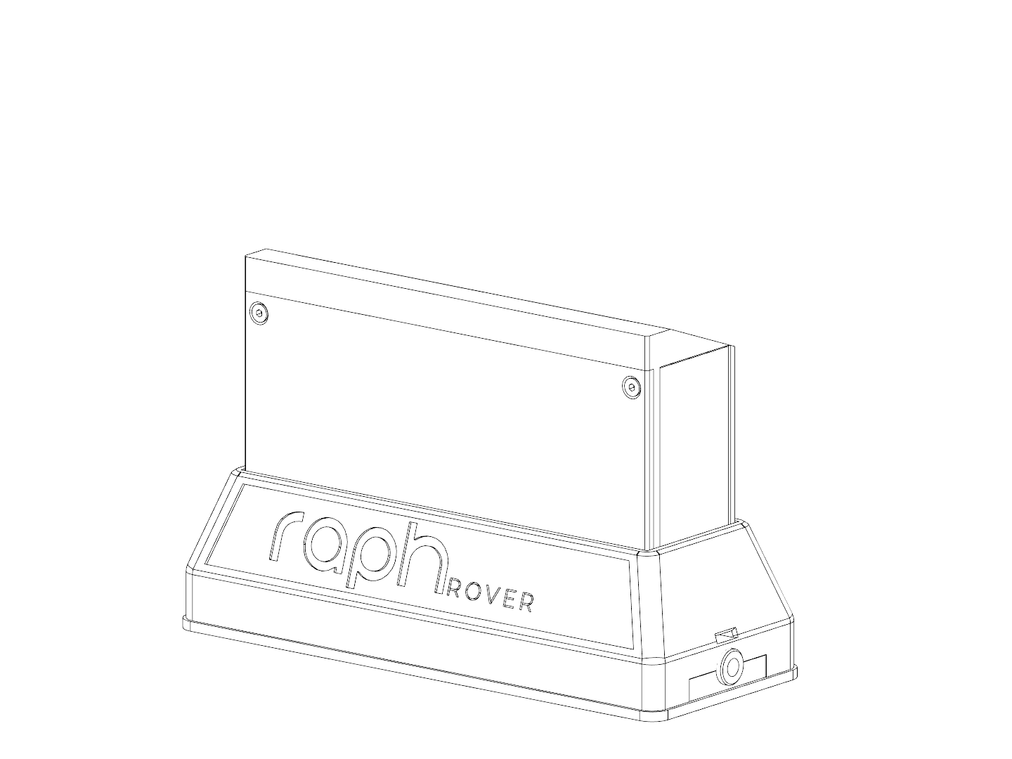 Raph Rover battery dock with battery pack inside it