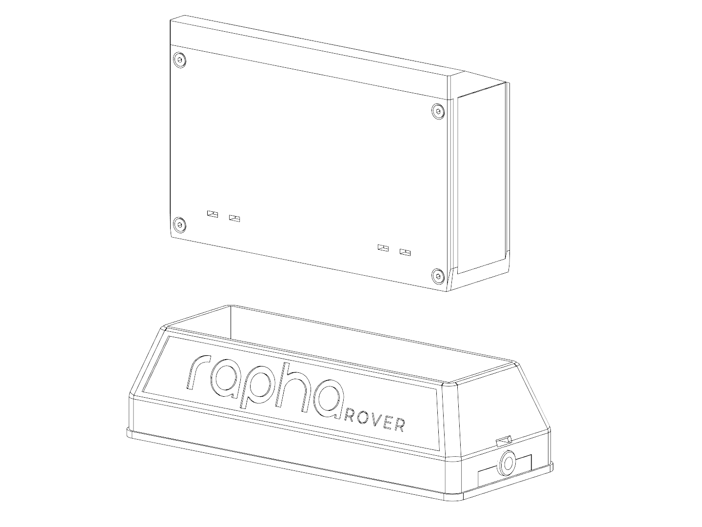 Rapha Rover battery dock with battery pack hovering above it